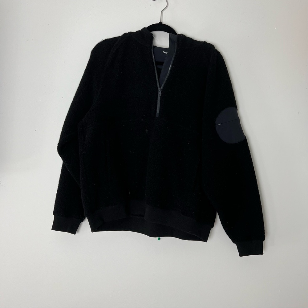 NWOT XL OUTDOOR VOICES HOODED QUARTER ZIP